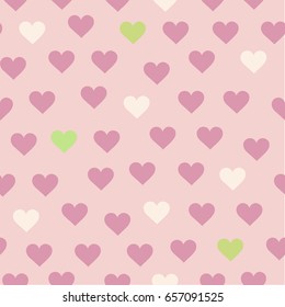Heart wallpaper.Vector illustration.