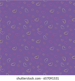 Heart wallpaper.Vector illustration.