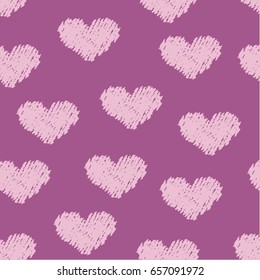 Heart wallpaper.Vector illustration.