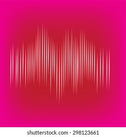 heart wave background
