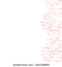 Heart which consists of isolated elements. Modern style with beautiful elements in heart. Can be used as print, wallpaper, cards, valentine cards, banner, background and etc