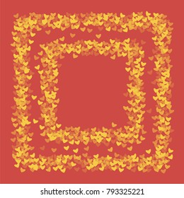 Heart which consists of isolated elements. Modern style with beautiful elements in heart. Can be used as print, wallpaper, cards, valentine cards, logo, background and etc.