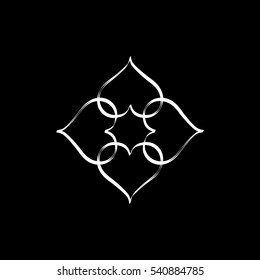 Heart white composition card. Romantic love isolated icon. Monochrome symbol of valentine day and love. Template for t shirt, apparel, card, poster. Design element of valentine day Vector illustration