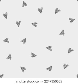 Fondo de fondo con estilo de doodle dibujado a mano, Ilustración vectorial de las tarjetas de amor, fondo de pantalla de corazón que adoran el romance y los símbolos de la boda.