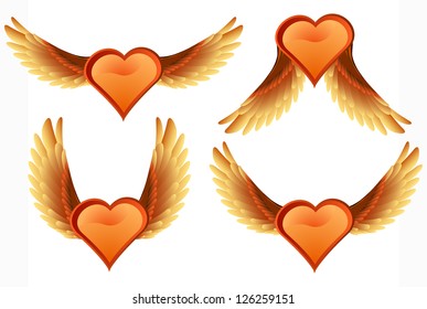 Heart with wings