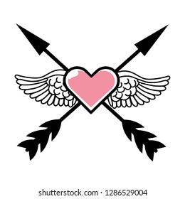 heart with wings