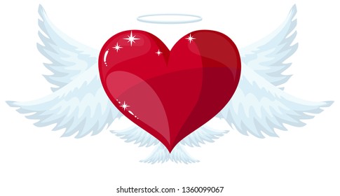 heart with wings