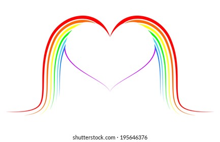 Heart with wings