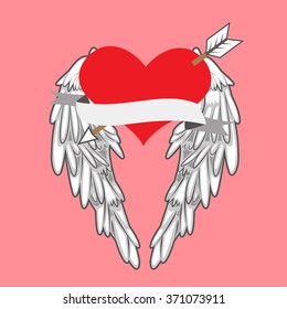 heart and wings
