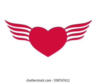 heart with wings
