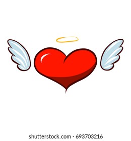 Heart with wings