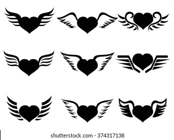 heart wings icon