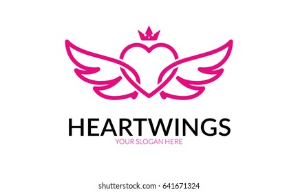 Heart Wings Logo