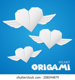 Heart With Wings Origami