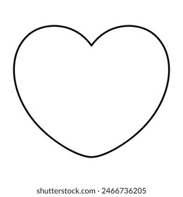 heart y2k element line icon. vector illustration.