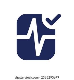 Heartbeat animation effect applying black pixel perfect solid ui icon. Added editing feature. Video software. Silhouette symbol on white space. Glyph pictogram for web, mobile. Isolated vector image