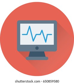 Heartbeat Colored Vector Icon