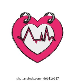Heartbeat count red