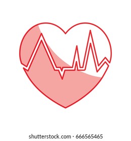 Heartbeat count red