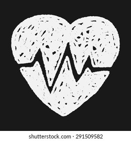 heartbeat doodle