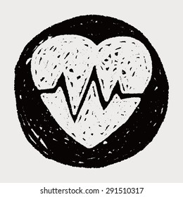 heartbeat doodle