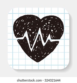 heartbeat doodle