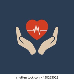 heartbeat flat icon