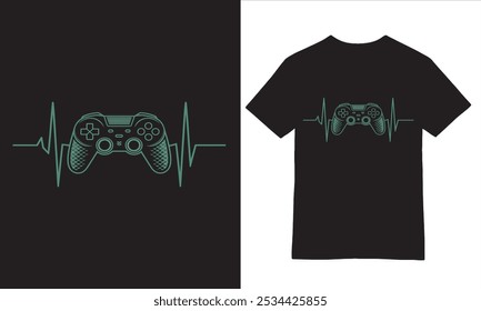 Heartbeat of a Gamer - Textured Controller Design