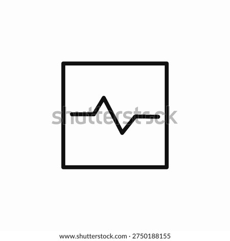 heartbeat graph icon sign vector