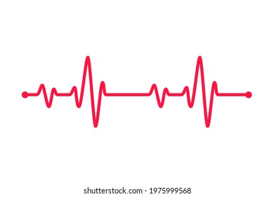 Heartbeat graph vector set Concept of helping patients and exercising for health.