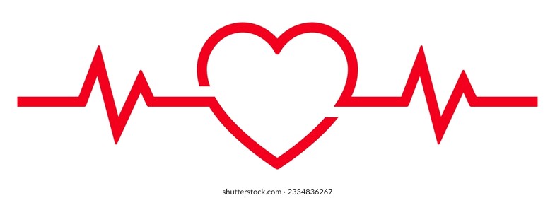 latido cardíaco y latido cardíaco. Fondo médico de pulso de corazón rojo. Cardiograma, salud, salud, medicina, electrocardiograma, electrocardiograma, electrocardiograma, electrocardiograma, ECG, ritmo cardiaco, medicina - vector stock.