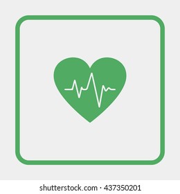 Heartbeat icon.
