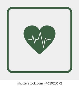 Heartbeat icon.
