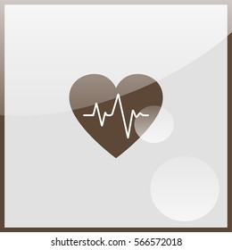 Heartbeat icon.