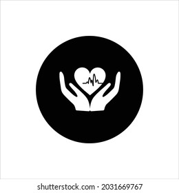 Heartbeat icon design graphic vector illustration