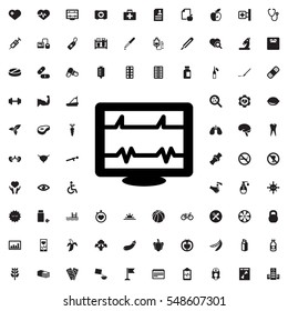 heartbeat icon illustration isolated vector sign symbol