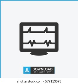 heartbeat icon illustration isolated vector sign symbol