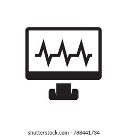 heartbeat icon illustration isolated vector sign symbol