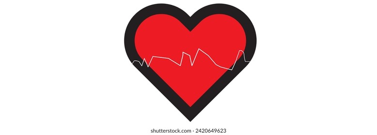 heartbeat icon or logo isolated sign symbol vector illustration - high quality black style vector icons