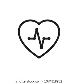 heartbeat icon template