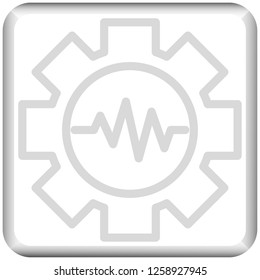 heartbeat icon vector