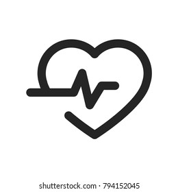 Heartbeat Icon Vector