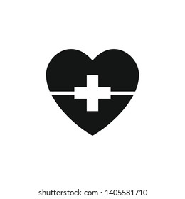 Heartbeat Icon Vector Design Template