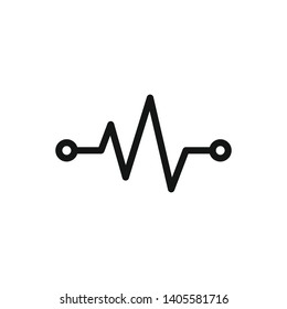 Heartbeat Icon Vector Design Template