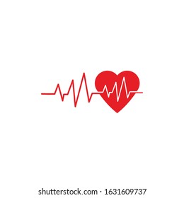 heartbeat icon vector illustration design template