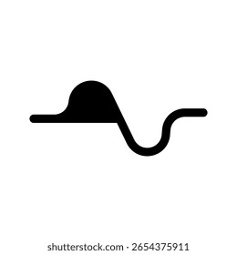 Ilustración de diseño de símbolo de Vector de icono de ritmo cardíaco