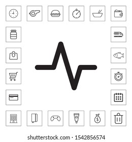 Heartbeat icon for web and mobile