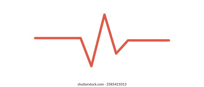 Heartbeat illustrates the rhythm of life. Pulse signifies vital information in health monitoring. Signals and data represent the electrocardiogram in a modern graphic design for health care.