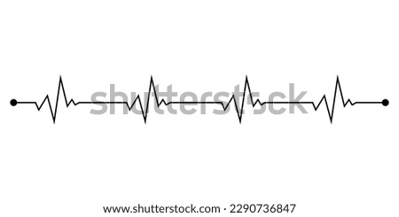 Heartbeat line icon. CARDIOGRAM line icon. EKG and Cardio symbol. Heart beat monitor pulse line. heart beat pulse rate and blood pressure Pulse trace.