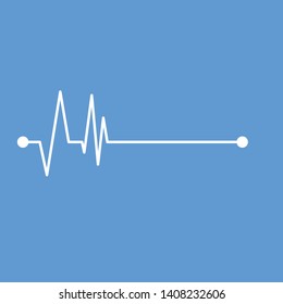 Heartbeat Line Illustration EPS Vector